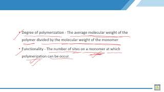 Material Science  2  C2L4  Functionality Condensation polymerization [upl. by Nahij]