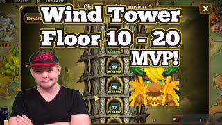 Easiest Tower Wind Floor 10  20 Guide  Challenge of Ascension CoA  Summoners War [upl. by Heintz]