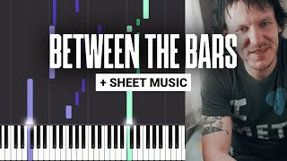 Between the Bars  Elliott Smith  Piano Tutorial  Sheet Music amp MIDI [upl. by Abeh]