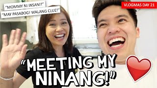 VLOGMAS DAY 21 quotMEETING MY NINANG IN AUSTRALIAquot ❤️😍 MOMMY NI KRISTINE 😱  Kimpoy Feliciano [upl. by Erodoeht]