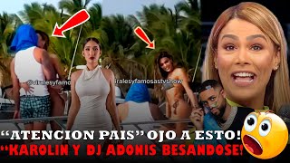 AY PAPÀ CAROLIN Y DJ ADONI BESANDOSE EN LA PLAYA MAJANDO Y NO AJO 😱 [upl. by Hctim]