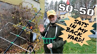 Hunt on satellites from your backyard with an IC705 and a DIY antenna [upl. by Phelgon971]