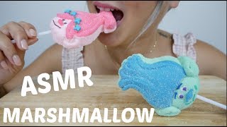 ASMR MARSHMALLOW  Sticky amp Chewy Eating Sounds  NE Lets Eat [upl. by Evilc]