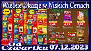 Lidl Nowa Gazetka Promocyjna od Czwartku 07122023 Najlepsze Okazje W Niskich Cenach [upl. by Alexei]