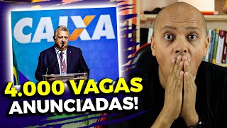 🔥URGENTE Novo Edital Concurso CAIXA ECONÔMICA 2024 com 4000 VAGAS [upl. by Akim586]