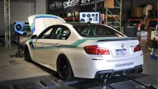 IND F10 M5 Dyno  Eisenmann Race Exahust amp Gruppe M Intake [upl. by Nidya109]