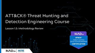 15 Methodology Review  MAD20 Threat Hunting amp Detection Engineering Course [upl. by Aremmat552]