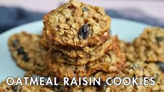 Best Oatmeal Raisin Cookies Recipe 🍪  Soft and Chewy [upl. by Notaek565]