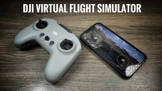 DJI Virtual Flight Simulator Demo  How To Setup Controller amp Goggles [upl. by Eskill]