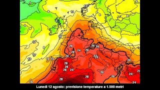 METEO settimana di FERRAGOSTO 2024 prime anticipazioni [upl. by Faye835]