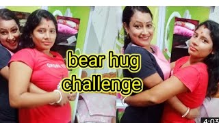 Bear 🐻 hug challengechallenge video [upl. by Nosreip832]