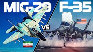 F35 Lightning II Vs Iranian Mig29 Fulcrum DOGFIGHT  Digital Combat Simulator  DCS [upl. by Hallam]