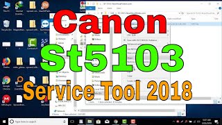 Canon St5103 Service Tool 2018  ST5103 [upl. by Ozmo950]