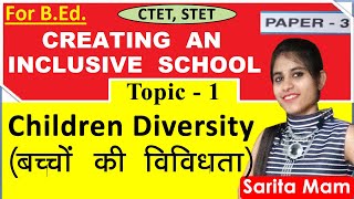 Diversity meaning  definition characteristics  types  Creating An Inclusive School  BEd notes [upl. by Nitneuq]