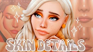 ❥ CC Skin Details 🍁🍂  SIMS 4 🌧️ [upl. by Nymsaj287]