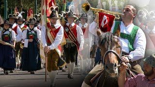 🎺 Festumzug  200 Jahre Musikkapelle Toblach Südtirol [upl. by Quintus]