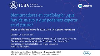 Webinar Biomarcadores en cardiología ¿qué hay de nuevo y qué podemos esperar en el futuro [upl. by Flanders]