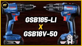 Bosch GSB 185LI vs GSB 18V50 Qual é a Melhor Parafusadeira 18V Teste Completo e Comparativo [upl. by Elenahc327]