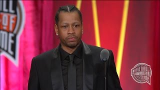 Allen Iverson’s Basketball Hall of Fame Enshrinement Speech [upl. by Allebram]