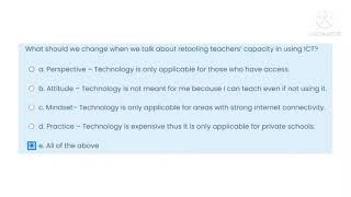 VINSET 20 DAY 1 ANSWER KEY Retooling of Teachers Capacity in Using ICT and Emerging Technologies [upl. by Keelby]