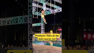 Ninja Warrior Producer Yells at Me shorts youtubeshorts [upl. by Gulgee]