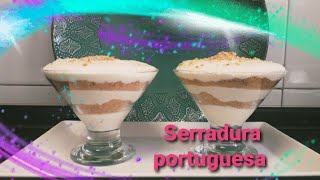 Serradura portuguesa un delicado postre de Portugal rápido y fácil para cualquier ocasión [upl. by Devona]