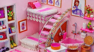 Diy Miniature Dollhouse Cardboard 💕 Diy Miniature Dollhouse Room 💕 1 [upl. by Eintihw]