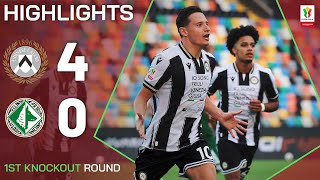 UDINESEAVELLINO 40  HIGHLIGHTS  Udinese cruise to next round  Coppa Italia Frecciarossa 202425 [upl. by Anyek390]