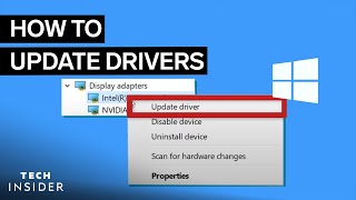 How To Update Drivers For Windows 10 [upl. by Snilloc211]