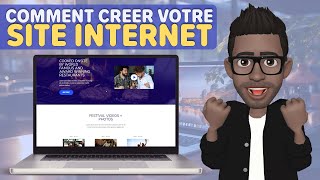 Créer un SITE INTERNET professionnel en 10 minutes  BONUS  Tutoriel WordPress [upl. by Nwahsiek]