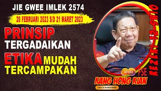 KHK KANG HONG KIAN  RAMALAN 12 SHIO DI BULAN KEDUA IMLEK JIE GWEE 20232574 [upl. by Collbaith753]