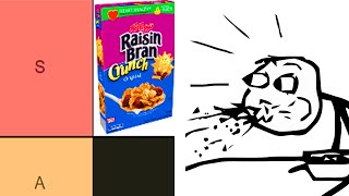 the OBJECTIVELY CORRECT CEREAL TIER LIST [upl. by Dina]