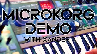 KORG MICROKORG Demo with Xander [upl. by Wiltz292]