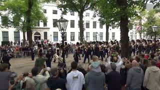 KMKJWF en RFGGJ Prinsjesdag 2024 leidt Koninklijke stoet naar de Schouwburg [upl. by Atena]