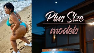 Beach Bliss Seniors Shine in PlusSize Swimsuits Under the Sun 👩‍ Natural Old Woman [upl. by Waldron]