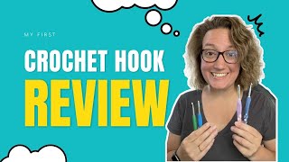 My First Crochet Hook Review  Clover WeCrochet and Amazon crochet hooks [upl. by Hendrik216]