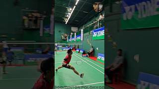 That retrieval 😱🤯🔥 badminton nationalbadminton badmintonhighlights shorts [upl. by Atalya]