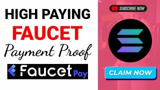 solana faucet claim  free faucetpay earning  btc mining today  trx mining website today [upl. by Meehyr420]