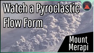 Watch a Long Pyroclastic Flow form at Mount Merapi Merapis Latest Eruption [upl. by Anders]