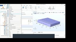 COMSOL Multiphysics  Heat transfer module  Cross flow heat exchanger [upl. by Elraet921]