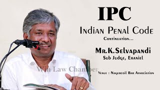 ipc civiljudgeexam2023 IPC Class by Sub Judge Eraniel MrKSelvapandi at Nagercoil [upl. by Wyler]