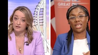 Kemi Badenoch in tense clash with BBCs Laura Kuenssberg over Muslim immigration [upl. by Whiney]