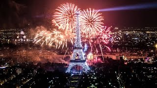 En direct sur ma chaine le feu dartifice du 14 juillet 2016 à Paris 14 july Bastille Day [upl. by Dory]