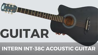 Intern INT38C Right hand acoustic guitar unboxing  Best acoustic guitar under 2000  OG UNBOXING [upl. by Emsoc]