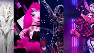 All Tori Spelling Masked Singer Performances Ranked The Masked Singer [upl. by Anaoj539]