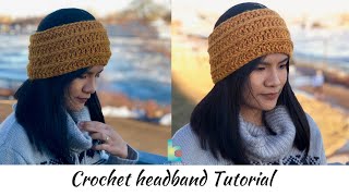 Crochet Headband  written pattern amp tutorial [upl. by Radu]