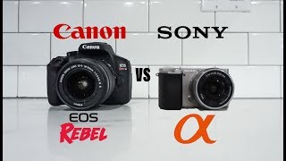 Sony a6000 vs Canon Rebel T6 Camera Showdown [upl. by Hairu]