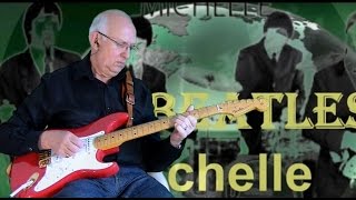 Michelle  The Beatles  Instrumental cover by Dave Monk [upl. by Oralie219]