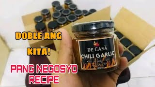 CHILI GARLIC OIL PANG NEGOSYO RECIPE  Everyday ANNventures [upl. by Ynamreg232]