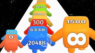 Level Up Numbers vs Layer Man  All Level Gameplay Freeplay Math Game New Update [upl. by Hirasuna]